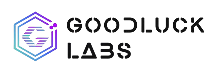 Goodluck Labs logo (black)